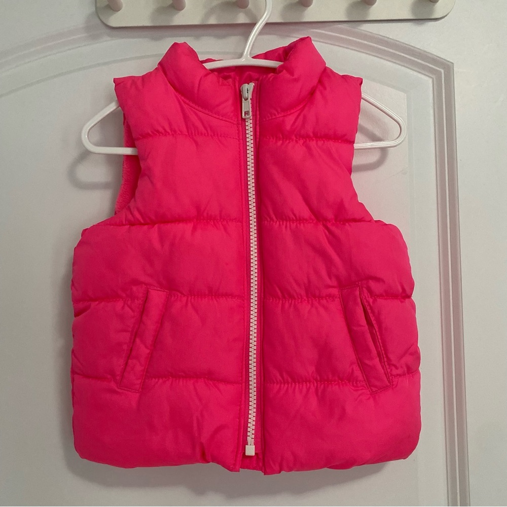 🟧$4 ADD-ON🟧  OLD NAVY • Baby Puffer Vest • 12-18 months • Frost Free Vest